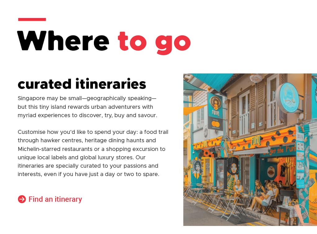 About Singapore - Itineraries